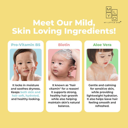 MyLO Glow Up 2-in-1 Head to Toe Wash gentle baby cleanser