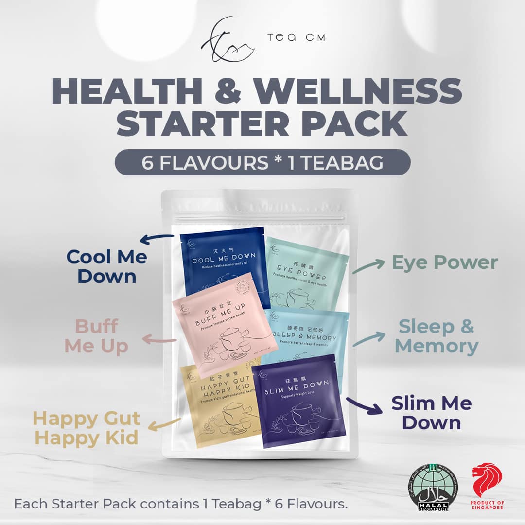 TeaCM Starter Pack (6 Flavours * 1 Teabag)