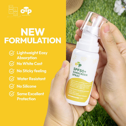 MyLO OTP SPF50+ Sunscreen / Sunblock Stick, Lotion, Spray