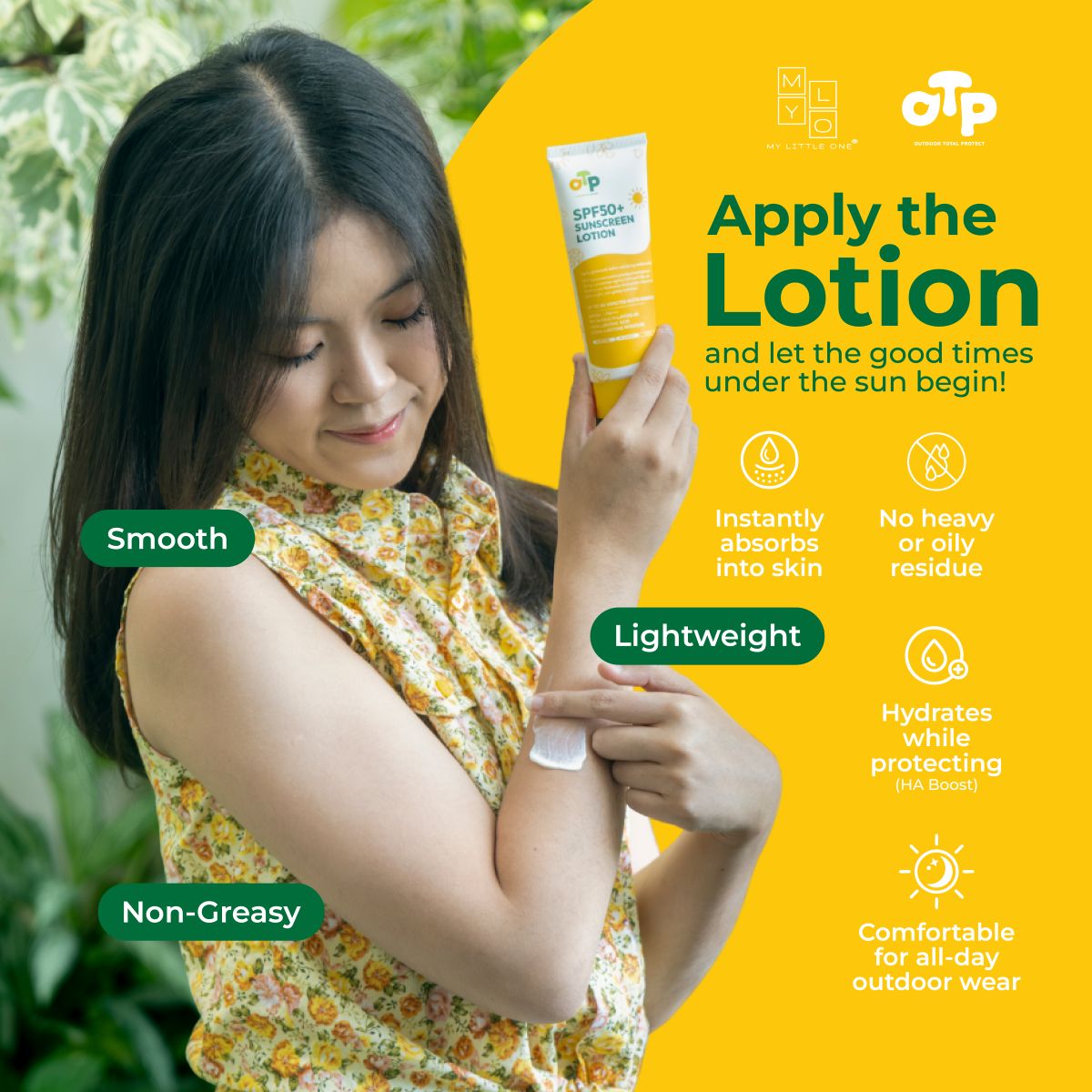 MyLO OTP SPF50+ Sunscreen / Sunblock Stick, Lotion, Spray