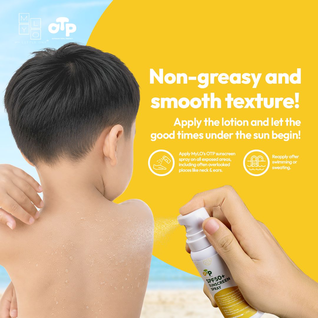 MyLO OTP SPF50+ Sunscreen / Sunblock Stick, Lotion, Spray