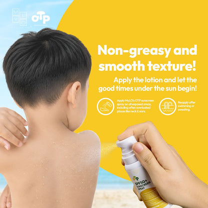 MyLO OTP SPF50+ Sunscreen / Sunblock Stick, Lotion, Spray