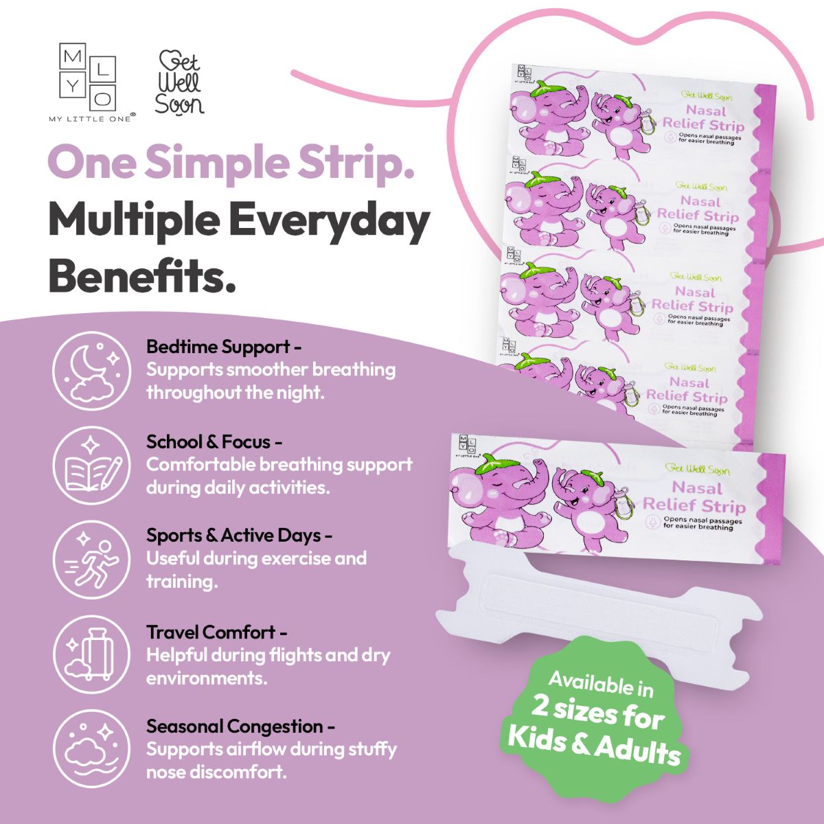 MyLO GWS Nasal Relief Strip (30 strips)