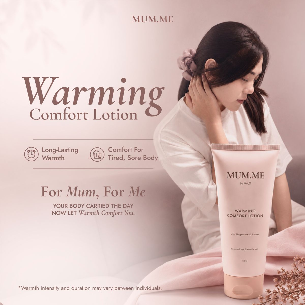 Mum.Me Body Lotion (150ml) - PDRN Deep Moisturising / Warming Comfort
