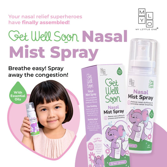 MyLO Breathe Happy Nasal Relief Mist Spray (100ml | Non Aerosol)