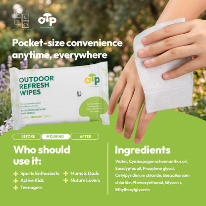 MyLO OTP Outdoor Refresh Wet Wipes (100pcs)