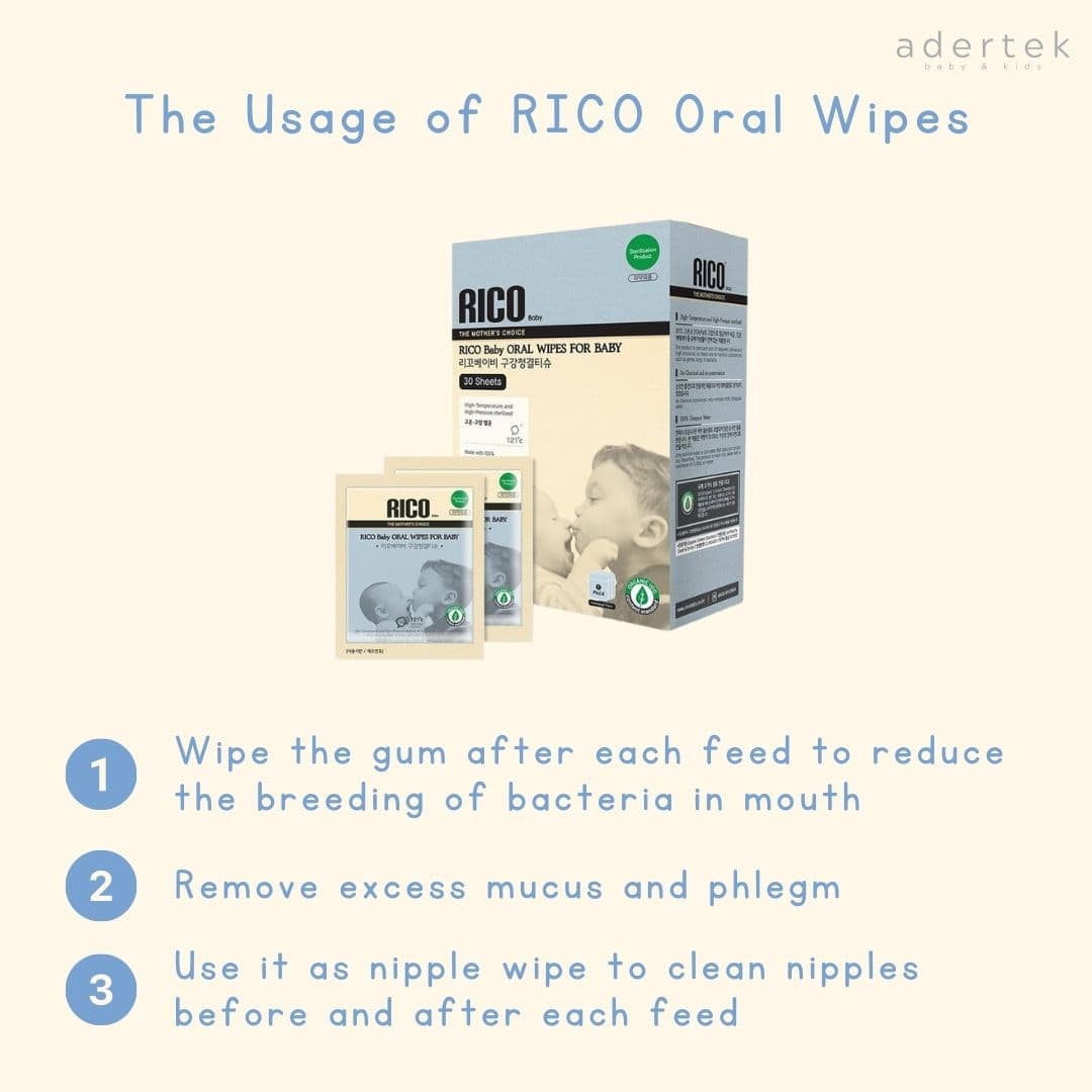 The Usage of RICO Oral Wipe