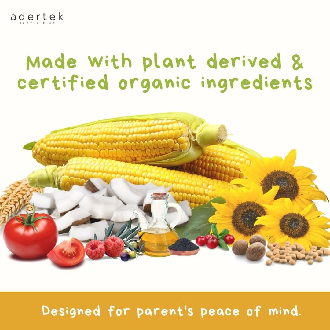 Babyganics Sunscreen is made with plant derived ingredients and certified organic ingredients