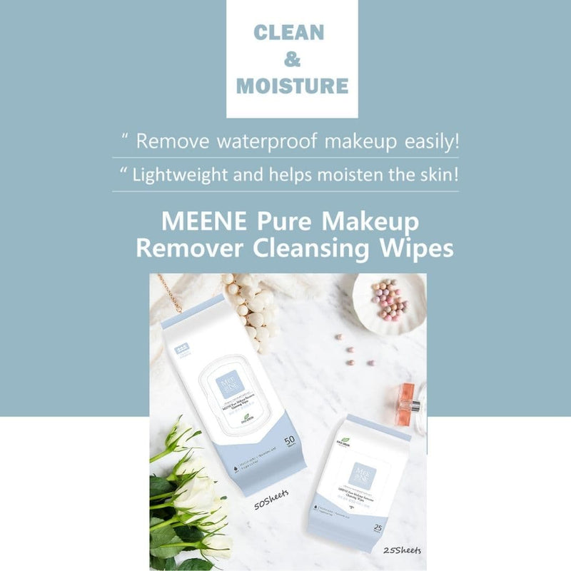 Meene Pure Make Up Remover Cleansing Wipes Introduction