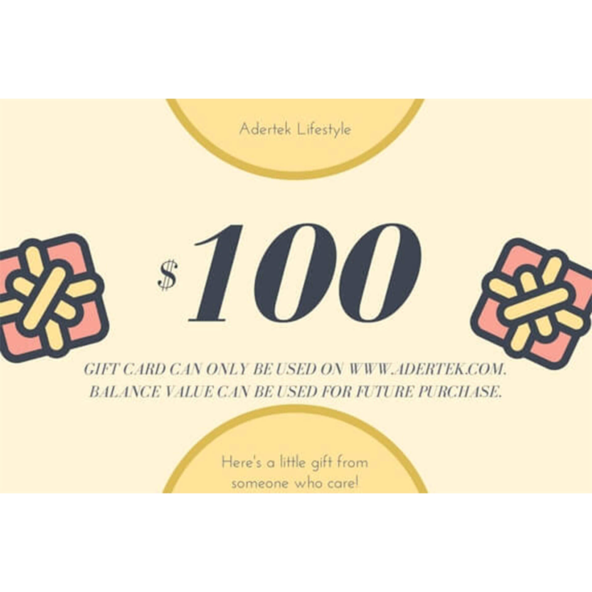 Adertek Lifestyle Gift Card - e-Gift Cards - Adertek Lifestyle