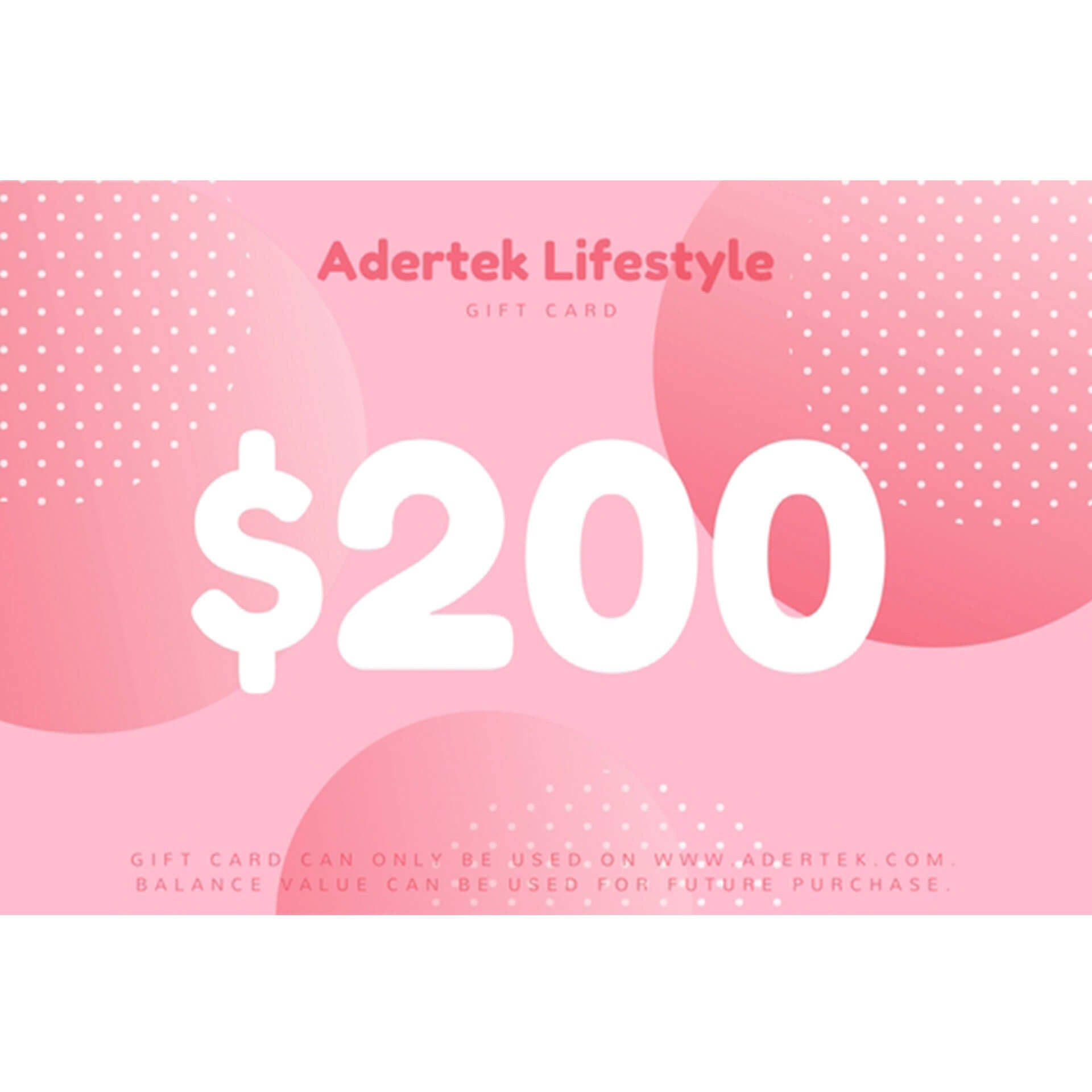 Adertek Lifestyle Gift Card - e-Gift Cards - Adertek Lifestyle