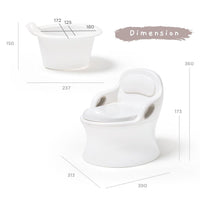Product Dimension of IFAM 3-in-1 Premium Potty