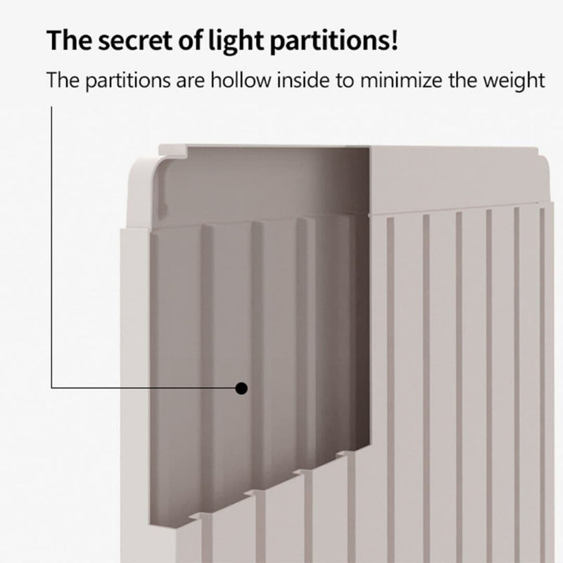 The secret of light Takemehom partition - hollow inside to minimize the weight