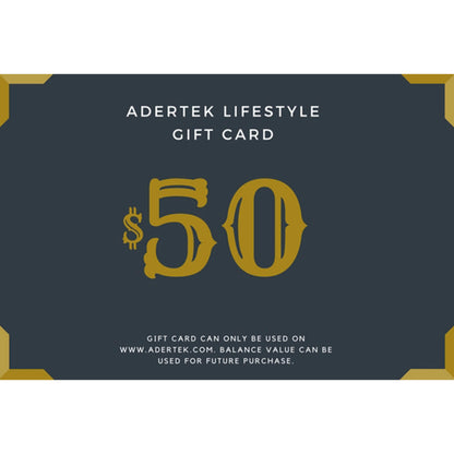 Adertek Lifestyle Gift Card - e-Gift Cards - Adertek Lifestyle