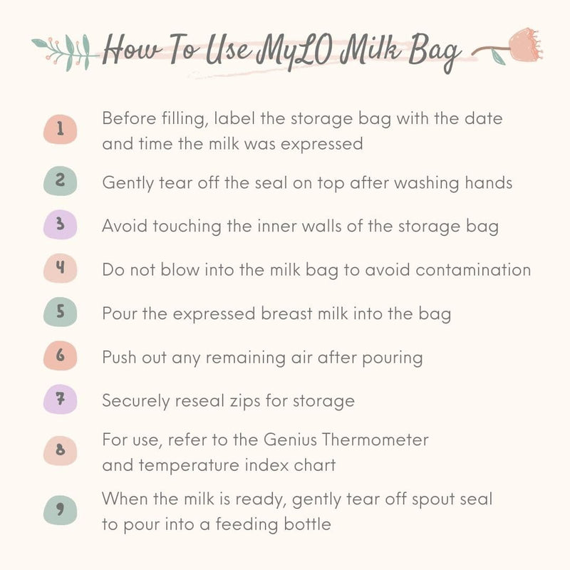 How to Use MyLO Breast Milk Storage Bag