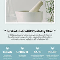 0% skin irritation certified by ELLEAD Korea