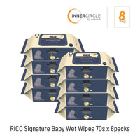 [Inner Circle 8 for $8] RICO Signature Baby Wipes (70s * 8pkts)