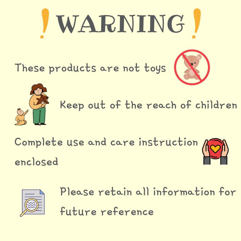 Baby K Baby's Essential Grooming Kit Warning