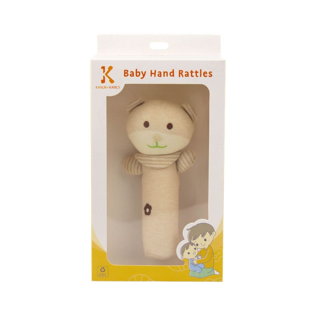Baby K Baby Hand Rattle-Bear