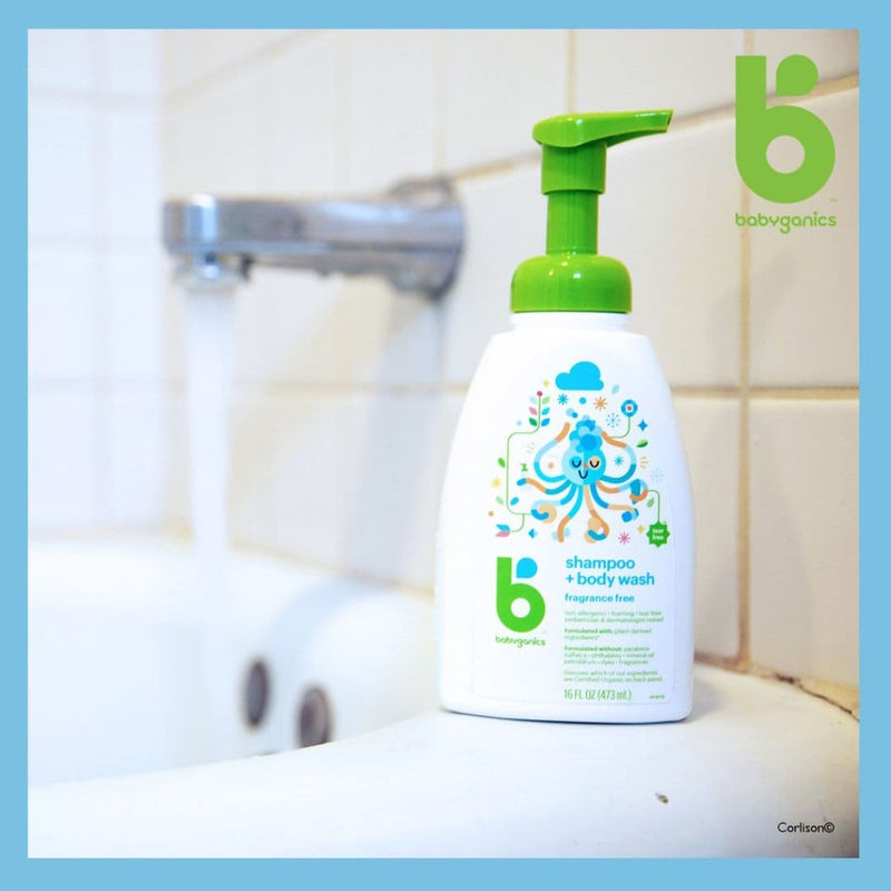 Babyganics Shampoo + Body Wash Bathroom