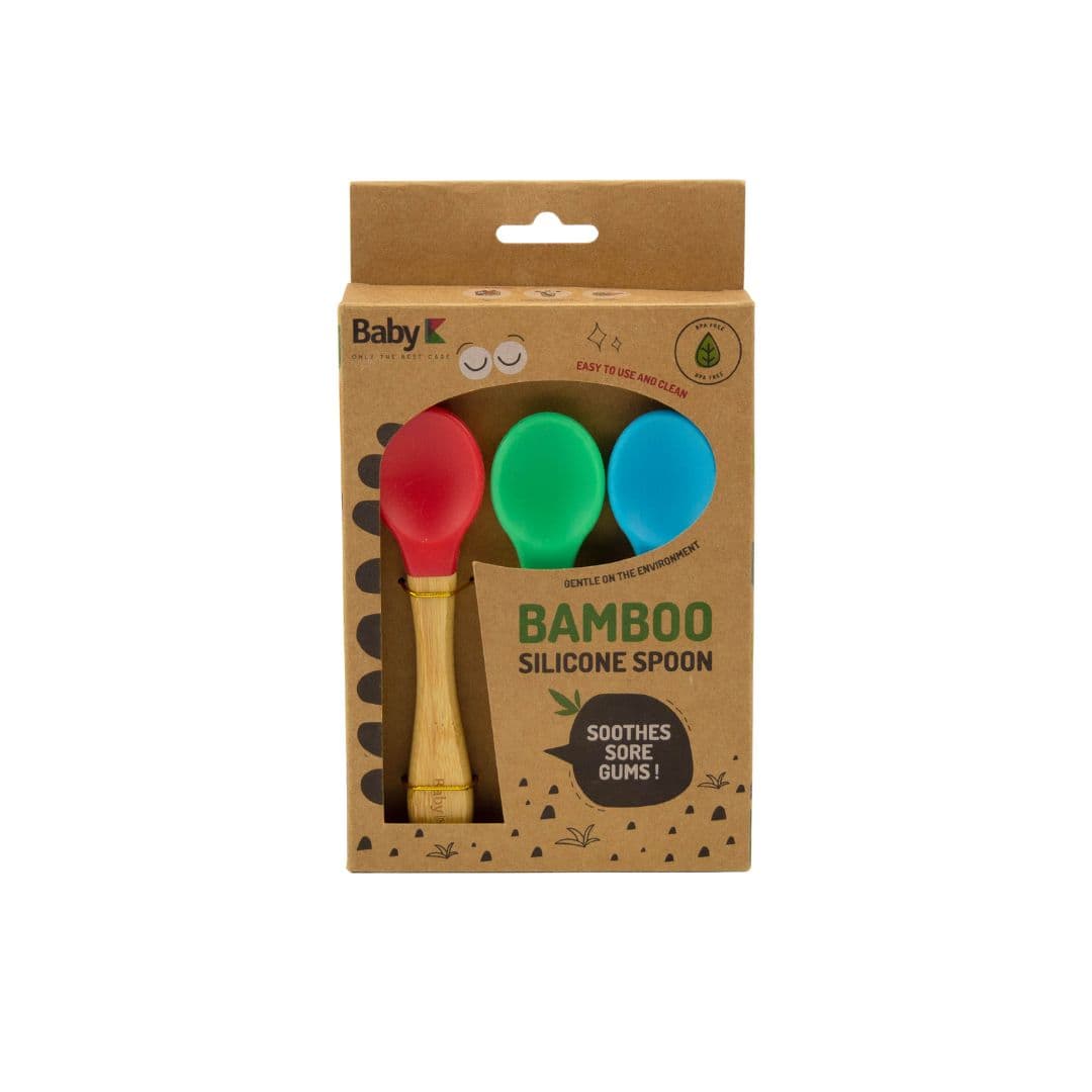 Baby K Bamboo Silicone Spoon
