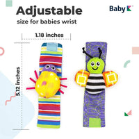 Baby K Baby Foot Finder & Wrist Rattle Dimension