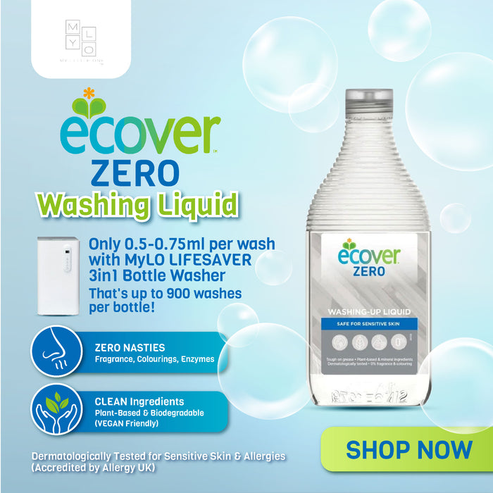 ecover dish washing liquid suitable for Mylo lifesaver