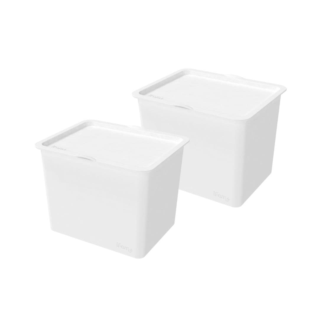 White square storage deals box