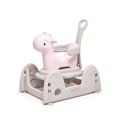 Famy Dinosaur Spring Car Set Pink