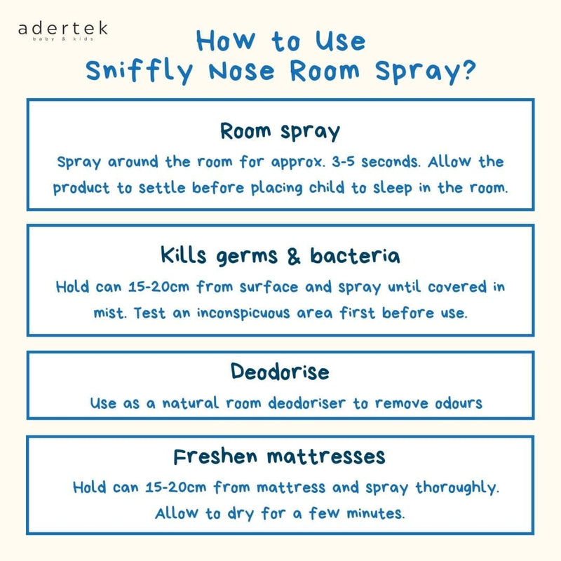 How to use Sniffly Nose Room Spray