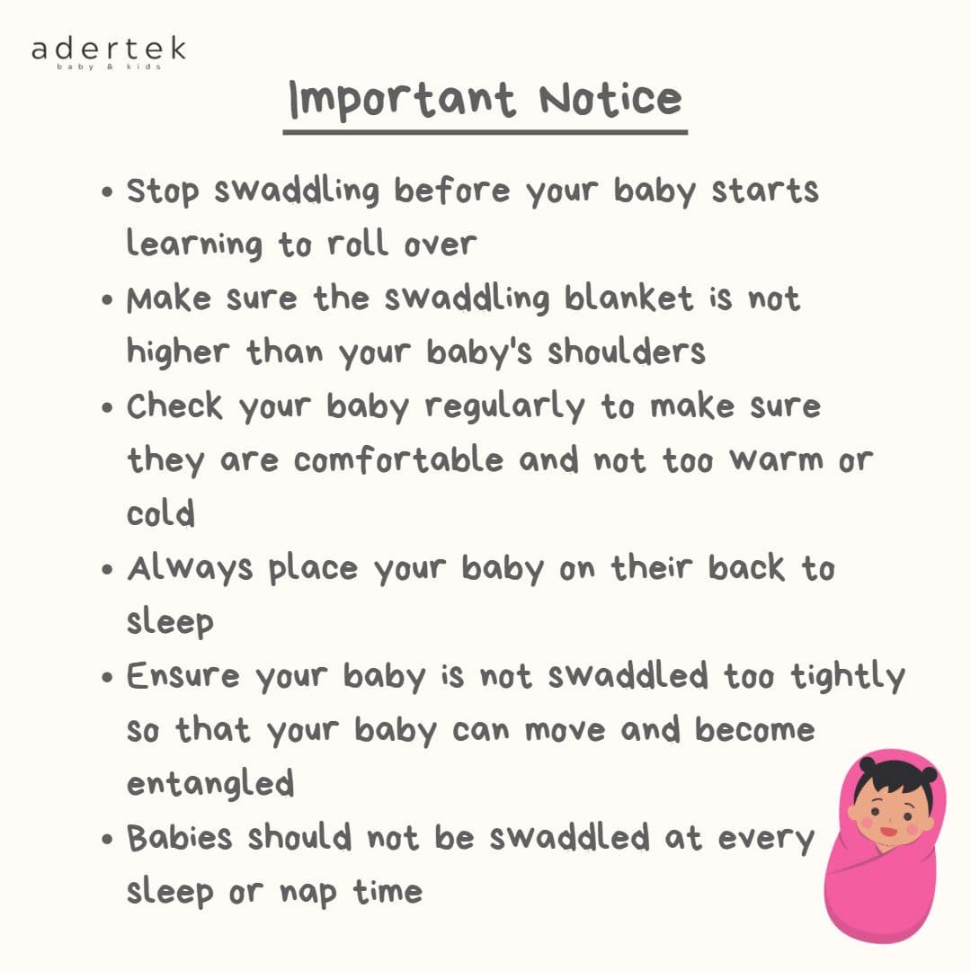 Baby K Swaddling Blanket Important Notice