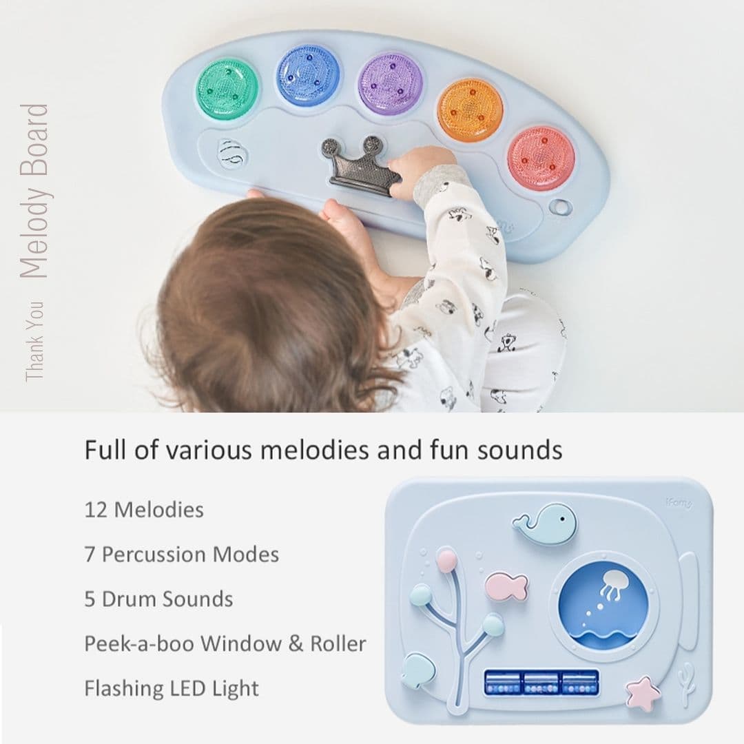Thank You Baby Play Yard Activity Panel comes with several melodies and activities to excited your little one