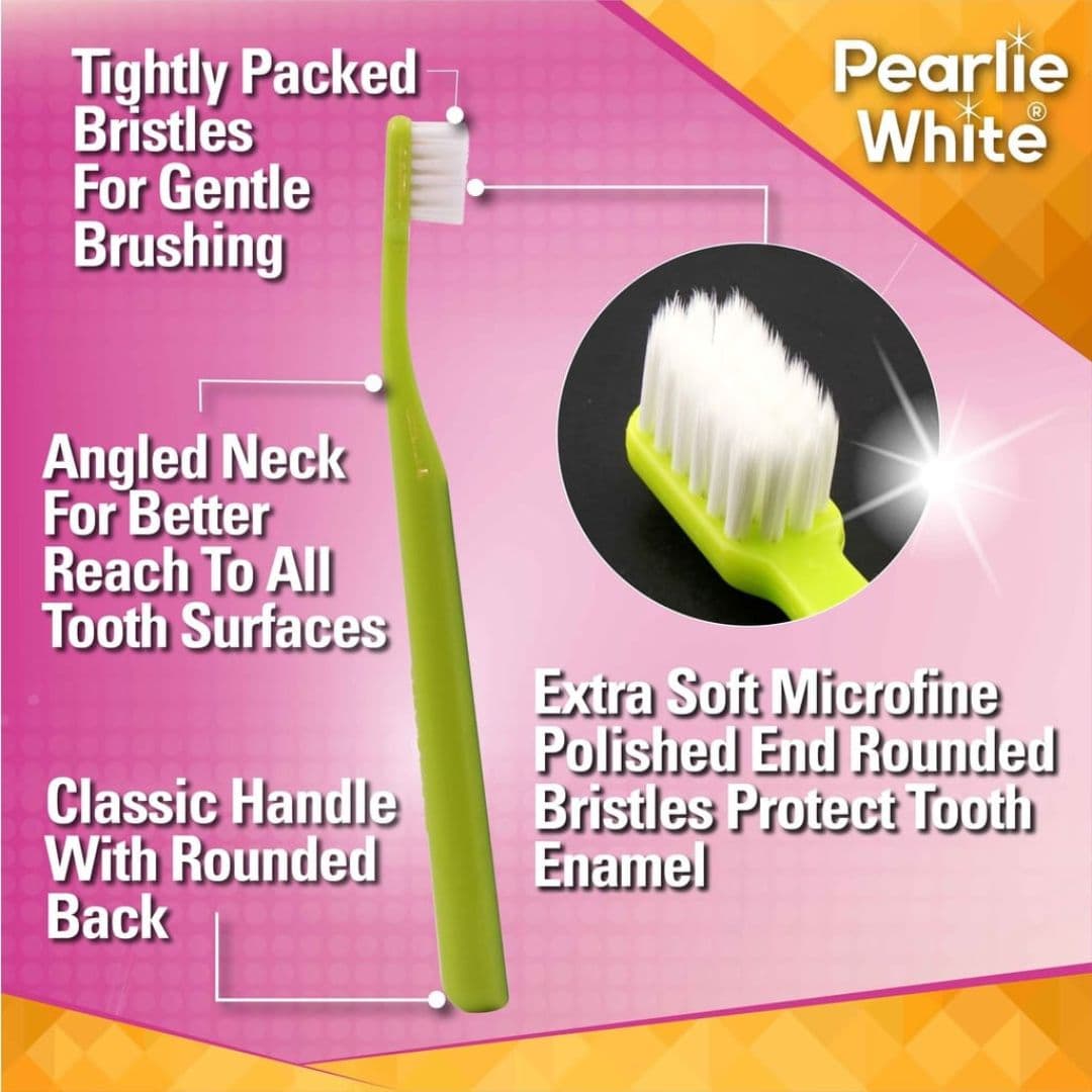 Pearlie White Angled Neck & Extra Soft