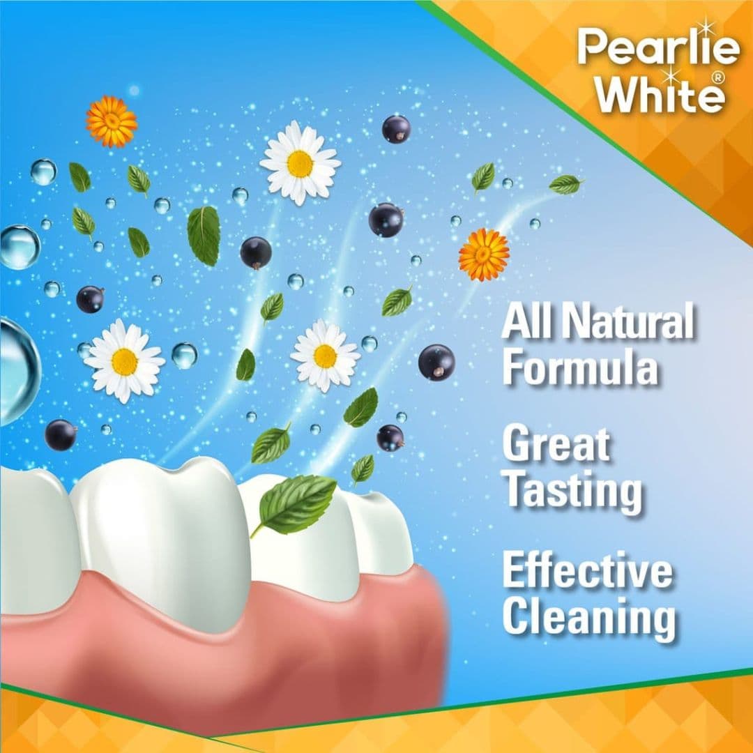 Pearlie White made of natural ingredients