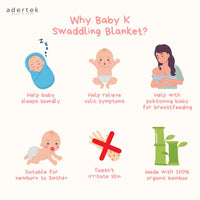 Baby K Swaddling Blanket Features