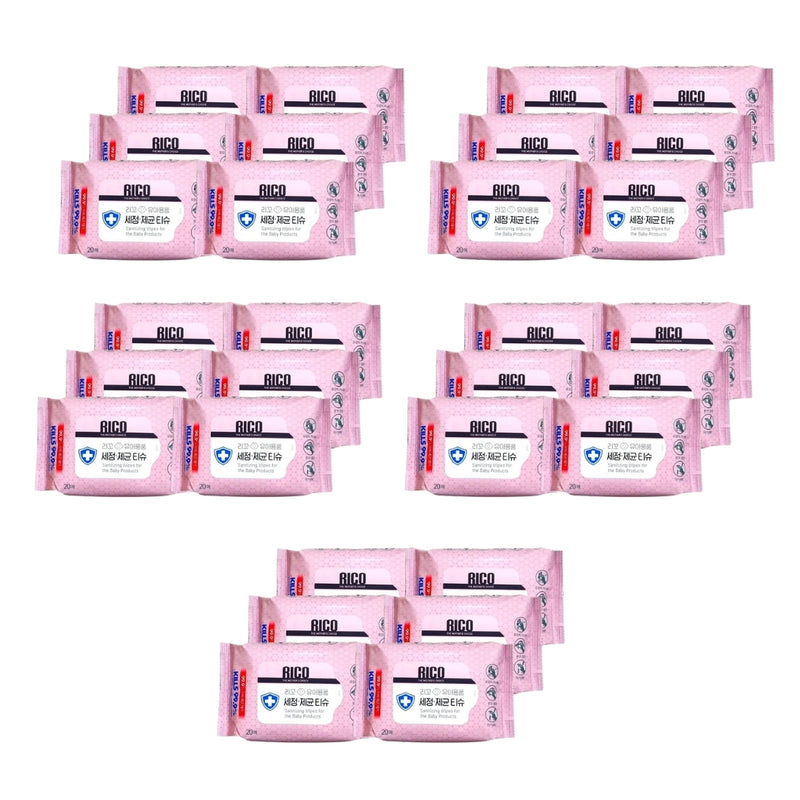 RICO Surface Sanitizing Wipes (20S) 30 Packs