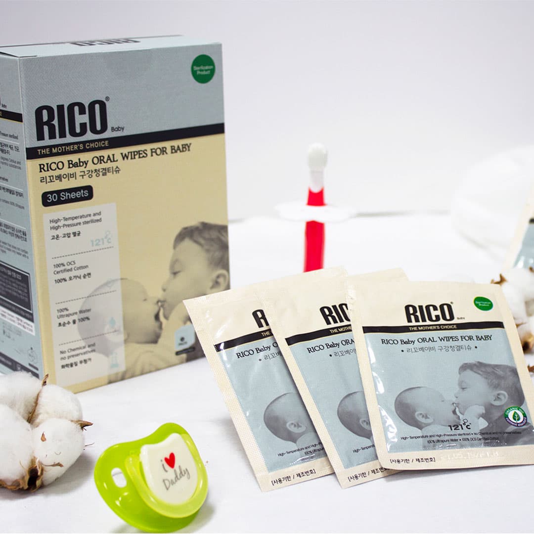 Rico Baby Oral Wipes Lifestyle