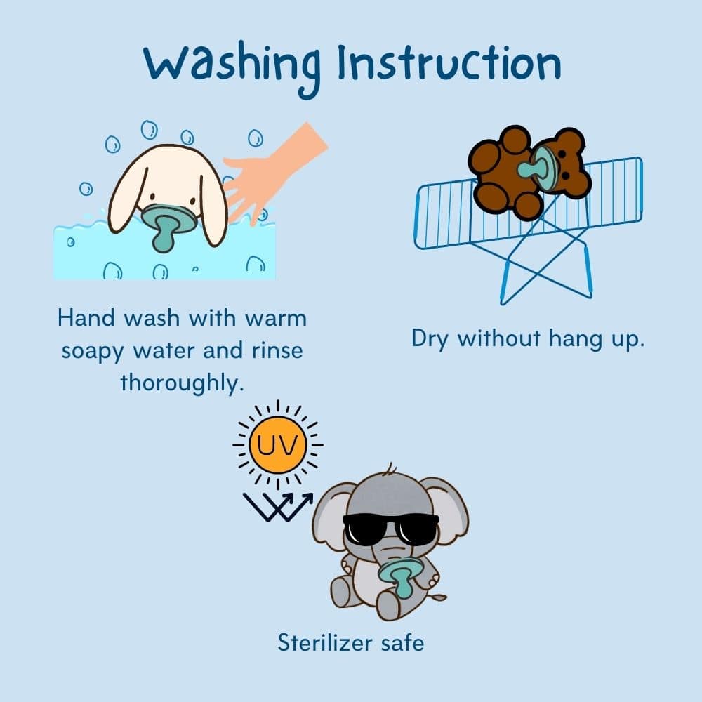 MiniKoioi Sleep Buddy Washing Instruction
