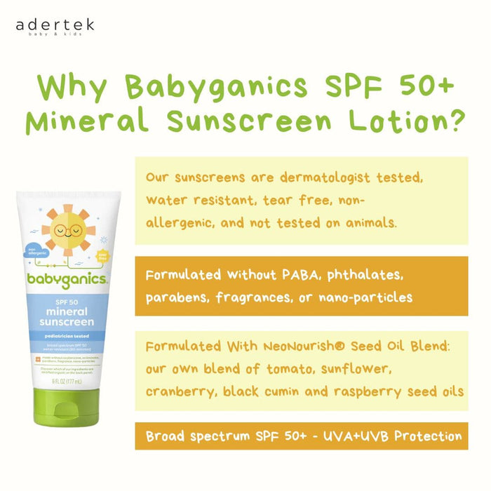 Why Babyganics Sunscreen Lotion