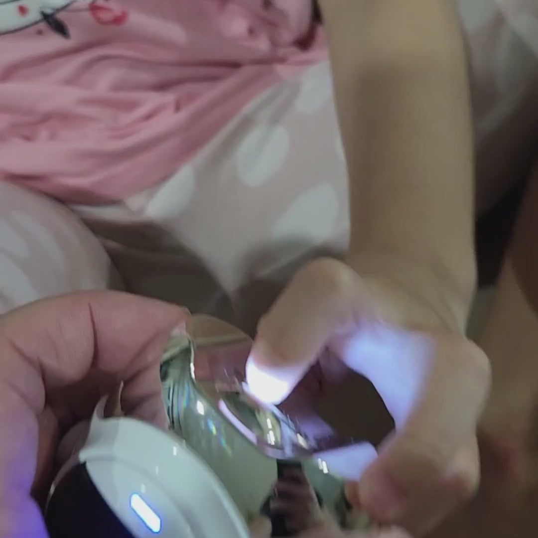 MyLO Electric Nail Clipper Toddler Cuts Her Own Nails