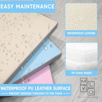 Waterproof 4cm thick PU leather mat