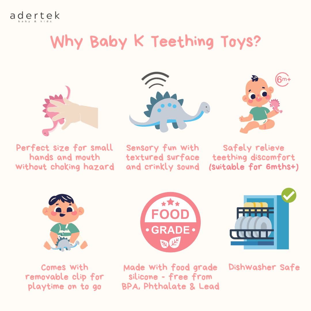 Baby K Baby Teething Toy Features